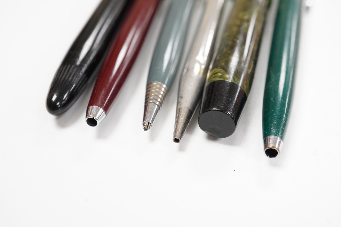 A group of pens, etc. including a Waterman cased set